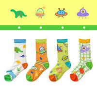 New Cartoon Illustration Socks Cotton Children's Mesh Socks