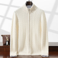 Men's Solid Color Casual Business Sweater