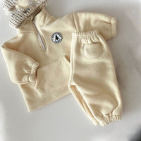 Two Piece Fleece Medium High Neck Trousers