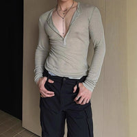 Henrys Solid-color Long-sleeve T-shirt