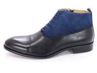 New Martin Boots Men's Leather Pointed Toe British Carved Brogue Boots