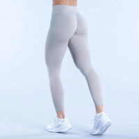 Seamless Yoga Pants High Waist Pleating Hip Lifting Fitness Trousers