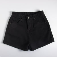 Denim Shorts Women's High Waist Was Thin