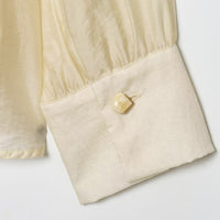 European And American Style New Fashionable Layered Decorative Bow Blouse