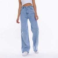 Springautumn Womens Denim Loose Fit Trousers