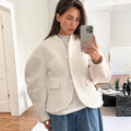 Coarse Woolen Thick Woolen Coat