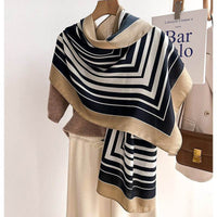 Color Matching Fashion Scarf Scarf Thin Warm Scarf Talma