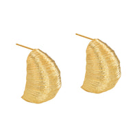 New Stylish Minimalist Metal Irregular Thread Earrings