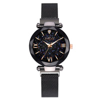 Starry Quartz Watch Lazy Magnet Strap