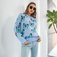 Y2K 3D Butterfly Sweater For Women