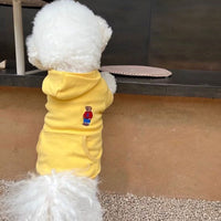 Dog Clothes Cartoon Bear Satchel Sweater
