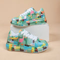 Hand-painted Shoes Women's Platform Casual Shoes Painted Sports