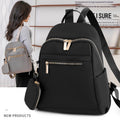 Casual Backpack Women's Oxford Cloth Backpack Nylon Convenient Travel Backpack