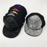 Parent-Child Children's Diamond Rivet Baseball Cap