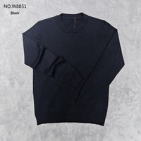 Men's Round Neck Knitted Business Casual Sweater