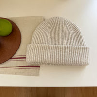 Women's Double-layer Wool Flanging Woolen Cap