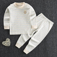 Autumn And Winter Children's Clothing Baby Cotton Autumn Clothes Long Trousers Suit
