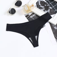 New Style Sexy Breathable Seamless Low-rise Ladies Briefs One-piece Thong Panties