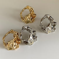 Simple Irregular Metal Earrings For Women