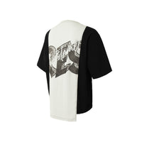 Broken Collage Deconstruction Printed T-shirt Summer Street