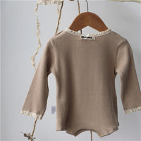 Fashion Girl's Long Sleeve Triangle Creeper
