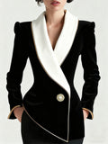 Black Slim Fit Blazer