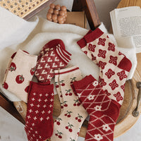 Printing Keep Warm Winter Women Socks