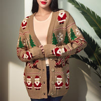 Women's Retro Mori Style V-neck Sweater