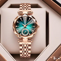 Women's Casual Simple Quartz Watch With Diamond