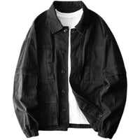 Men's Loose Retro Work Jacket Plus