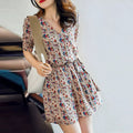 Fashion Personality Chiffon Jumpsuit Women's Five-point Pants