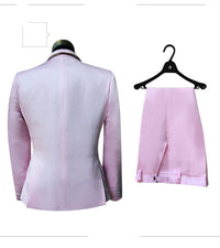 Men's Fashion Personality Suit Slim Three Piece