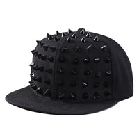 New Street-style Edgy Fashion Cap With Rivets