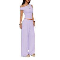 Womens Two Piece Set Tank Top And Wide Leg Pants