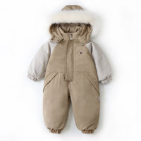 Color Matching Thin Children's Ski Suit Jumpsuit