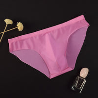 Fashion Men's Ice Silk Transparent Panties