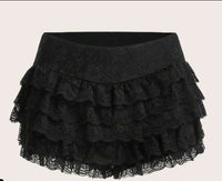 Women's Fashion Lace Ruffle Pants