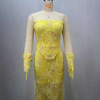 Fashionable Arrival Backless Off-Shoulder Lace Bodycon Dress