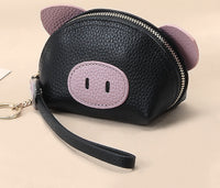 Anti-degaussing Card Holder Cartoon Organ Document Package Mini Pig Student Coin Purse