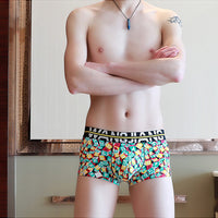 Summer Breathable Men's Printed Ice Silk Shorts