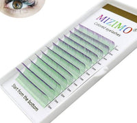 Single Colored Eyelashes Two-tone Gradient 007 Purple