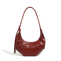 Crossbody Croissant Leather Shoulder Underarm Bag