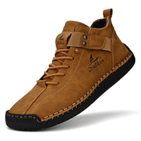 Plus Size Men's Leather Shoes Low-top Handmade