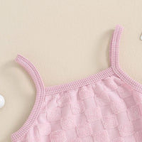 Girls Summer Vest Shorts Set