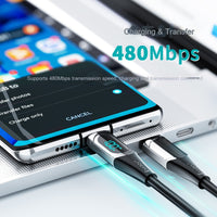 Fast Charge 100W Dual Type-c Super Fast Charge Data Cable