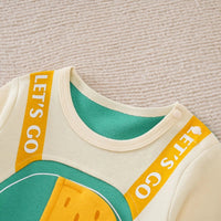 Outdoor Long Sleeve Cotton Baby One-piece Pants