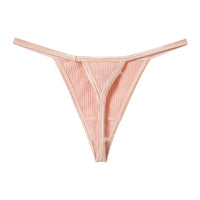 Womens Sport Yoga Cotton Underwear Striped Seamless