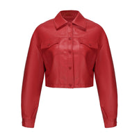 Women's Long-sleeved Single-breasted Short Jacket European And American