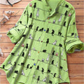 Spring New Cartoon Printed T-shirt Long