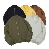 Pleated Sleeves Baggy Coat Men's Baseball Uniforms Trendy Brand Pilot Jacket Autumn And Winter